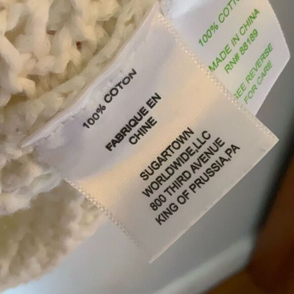 Lilly Pulitzer White Open Knit Long Sleeve Sweater, Small. Preppy, oldmoney, coa - Picture 12 of 12